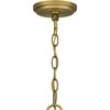 Quoizel Chenal 6-Light Aged Brass Chandelier QCH5577AB